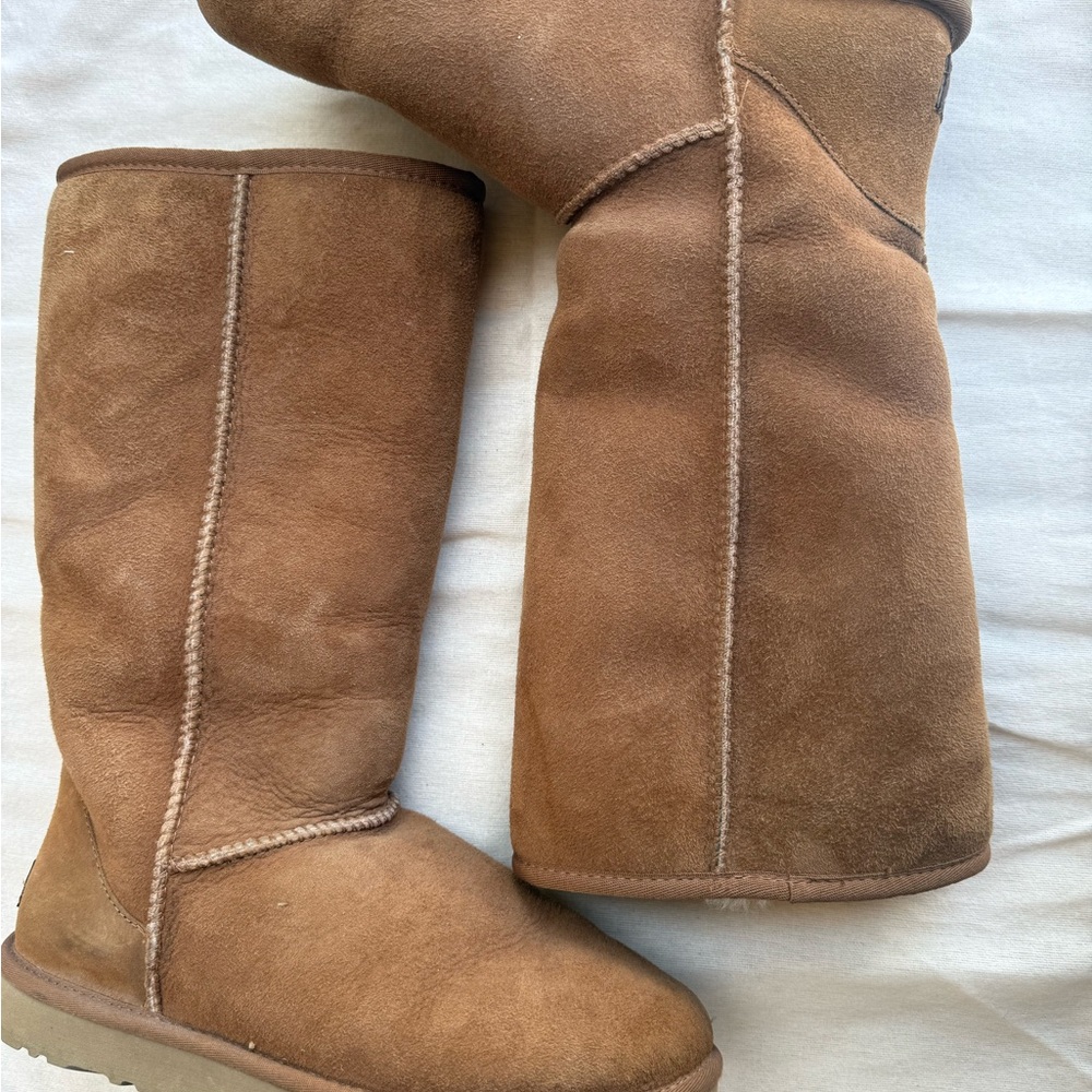 UGG Brown Suede Tall Boots